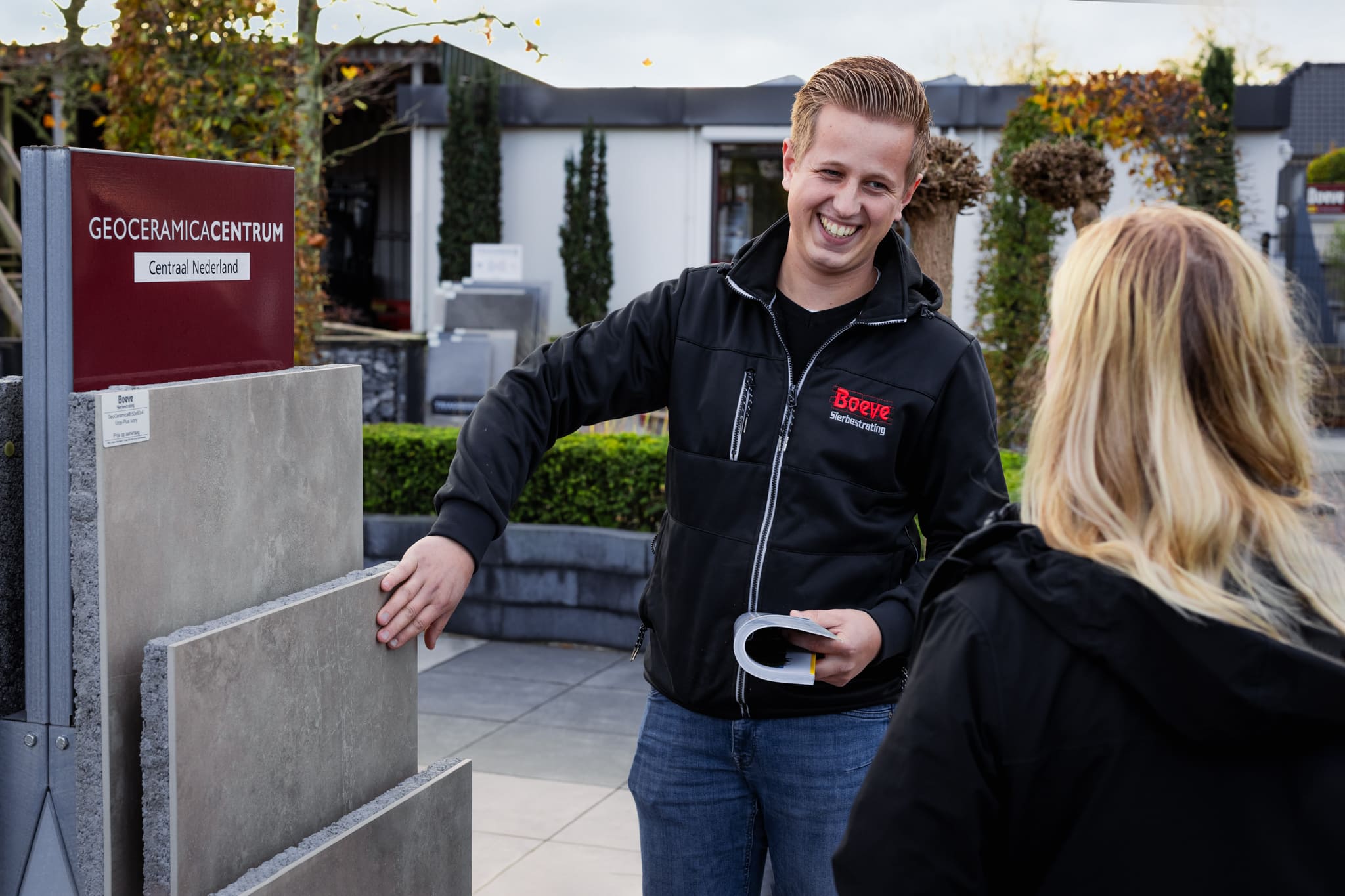 eerste stap nieuwe tuin